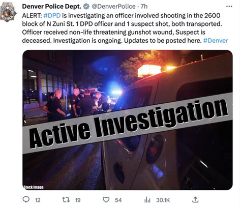 Denver policeman hit with multiple gunshots, kills suspect who opened fire outside hotel